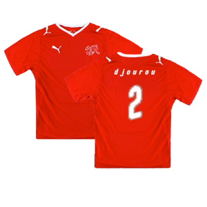 Switzerland 2008-09 Home Shirt (S) (Good) (Djourou 2)_0