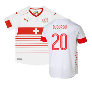 Switzerland 2016 Away Shirt (M) (Good) (Djourou 20)_0