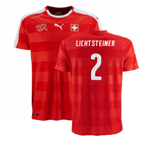 Switzerland 2016-17 Home Shirt (Excellent) (Lichtsteiner 2)_0