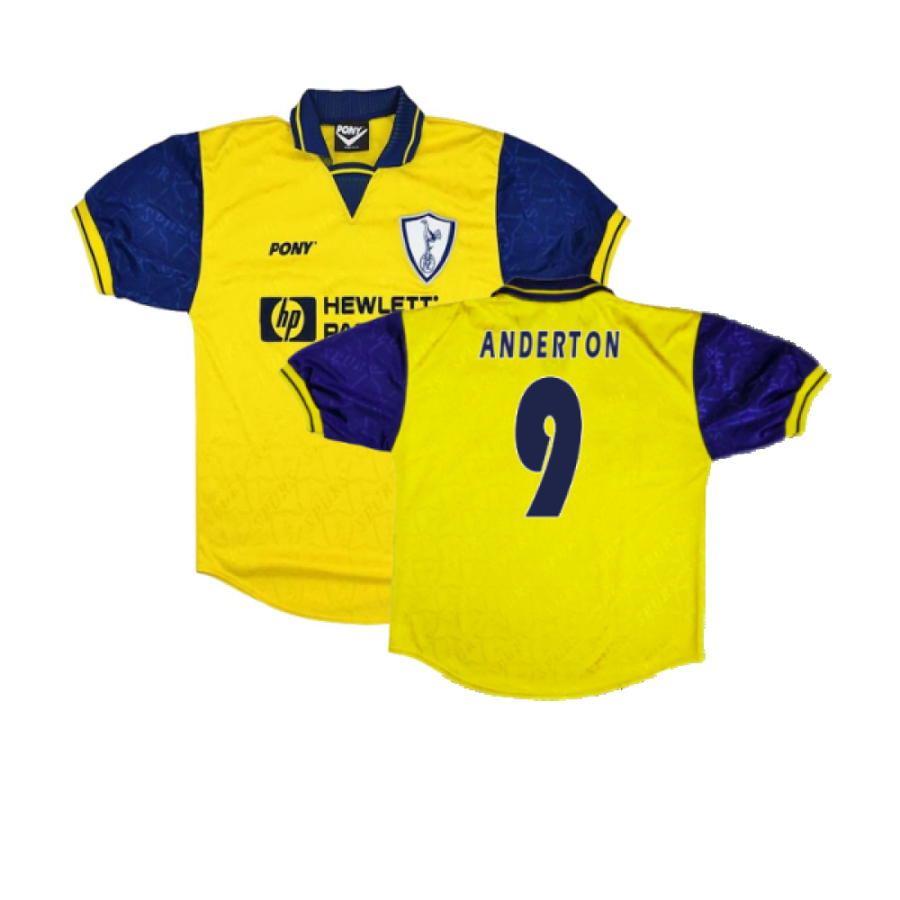 Tottenham 1995-96 Third Shirt (M) (Excellent) (Anderton 9)_0