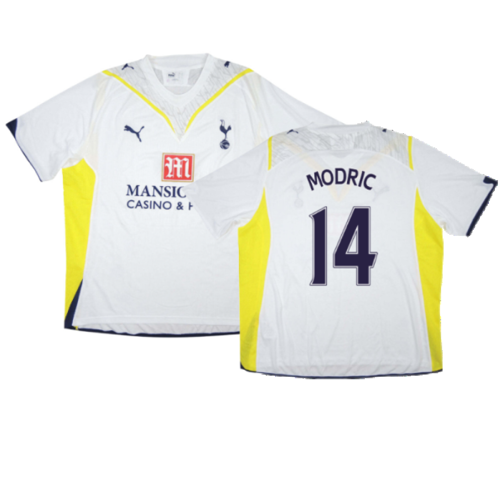 Tottenham 2009-10 Home Shirt (Very Good) (MODRIC 14)_0