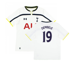 Tottenham 2014-2015 Home Shirt (Excellent) (DEMBELE 19)_0