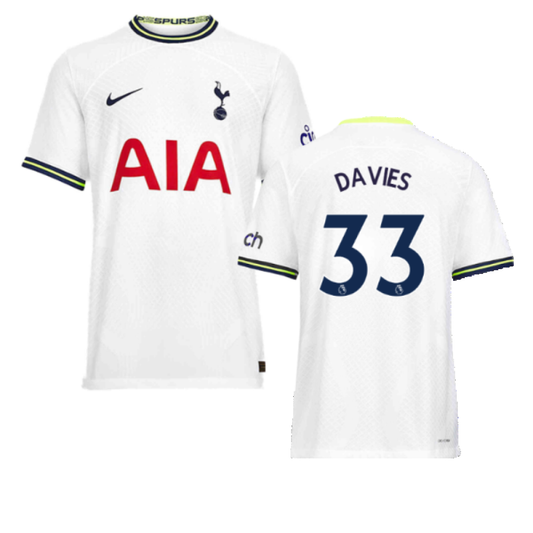 Tottenham 2022-23 Home Shirt (7-8y) (DAVIES 33) (Mint)_0