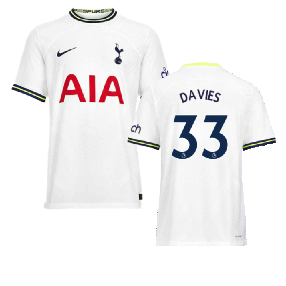 Tottenham 2022-23 Home Shirt (SB) (DAVIES 33) (Very Good)_0