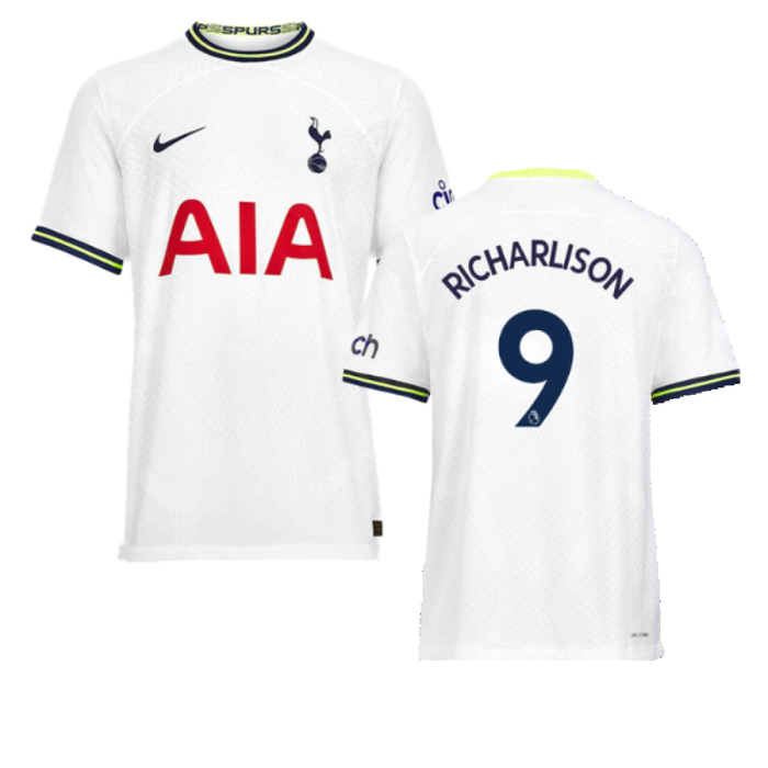 Tottenham 2022-23 Home Shirt (7-8y) (RICHARLISON 9) (Mint)