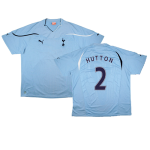 Tottenham Hotspur 2010-11 Away Shirt (Sponsorless) (2xL) (Hutton 2) (Excellent)_0