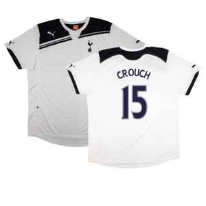 Tottenham Hotspur 2010-11 Home Shirt (Sponsorless) (2XL) (Mint) (Crouch 15)_0