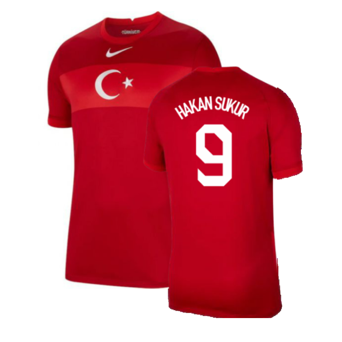 Turkey 2020-21 Away Shirt (M) (HAKAN SUKUR 9) (Good)