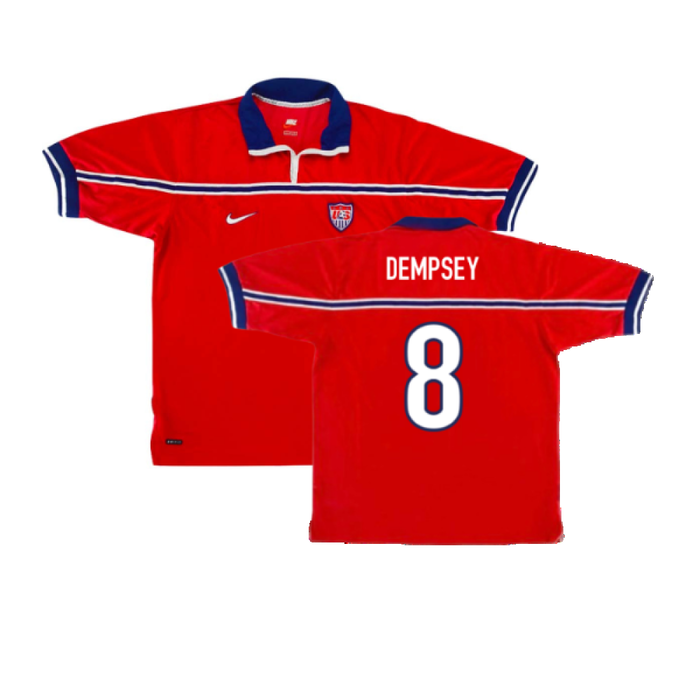 USA 1998-00 Away Shirt (Very Good) (DEMPSEY 8)