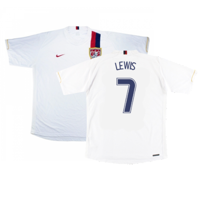 USA 2006-08 Home Shirt (XL) (Excellent) (Lewis 7)