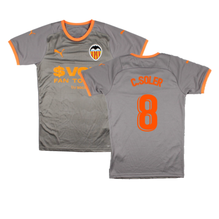 Valencia 2021-22 Fourth Shirt (M) (Mint) (C.SOLER 8)