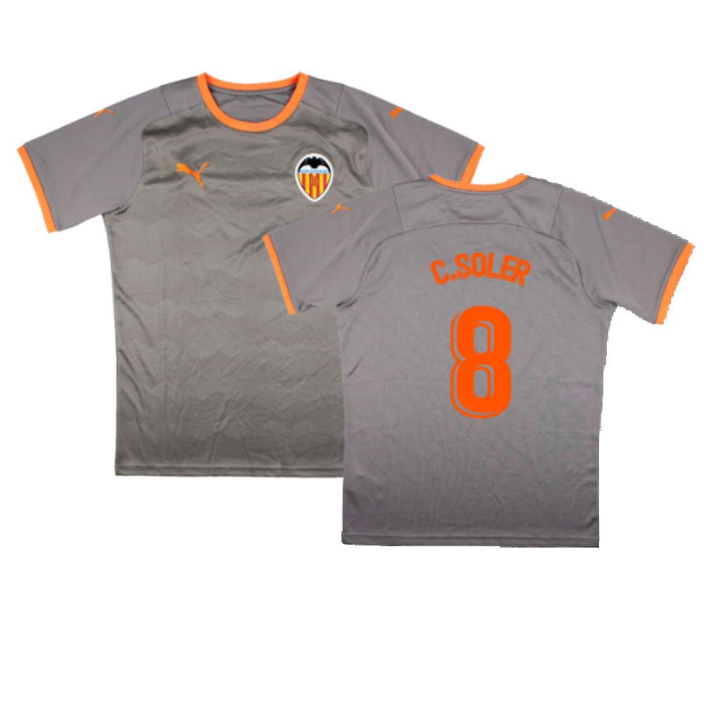 Valencia 2021-22 Fourth Shirt (Sponsorless) (M) (Mint) (C.SOLER 8)_0