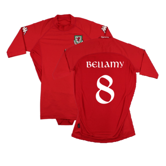 Wales 2004-05 Home Shirt (L) (Very Good) (Bellamy 8)