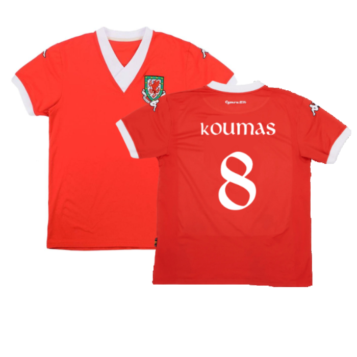 Wales 2006-2007 Home Shirt (S) (Excellent) (Koumas 8)