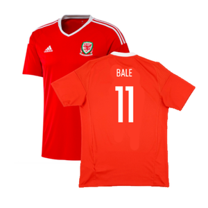 Wales 2016-2017 Home Shirt (M) (Excellent) (Bale 11)_0