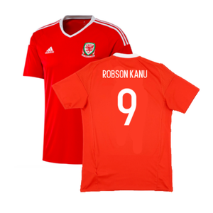 Wales 2016-2017 Home Shirt (M) (Excellent) (Robson Kanu 9)_0