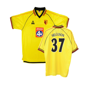 Watford 1999-01 Home Shirt (XXL) (Mint) (Helguson 37)_0