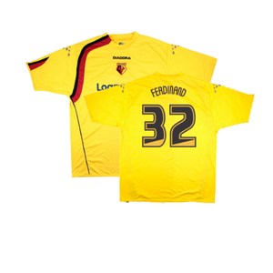 Watford 2005-06 Home Shirt (XL) (Very Good) (Ferdinand 32)_0