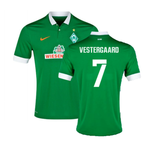 Werder Bremen 2014-15 Home Shirt (L) (Mint) (Vestergaard 7)_0