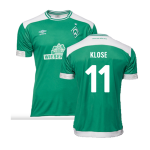 Werder Bremen 2018-19 Home Shirt (M) (Mint) (Klose 11)_0