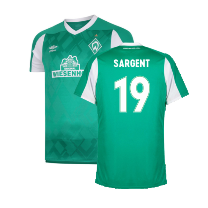 Werder Bremen 2020-21 Home Shirt (XXL) (Mint) (SARGENT 19)