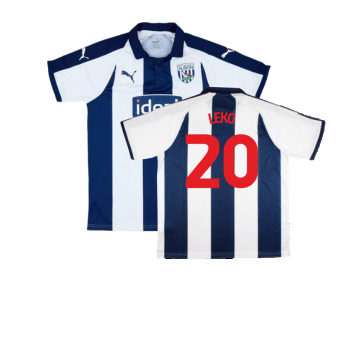 West Brom 2018-19 Home Shirt (XL) (Good) (Leko 20)