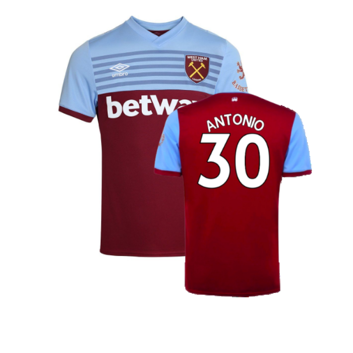 West Ham United 2019-20 Home Shirt (Excellent) (ANTONIO 30)