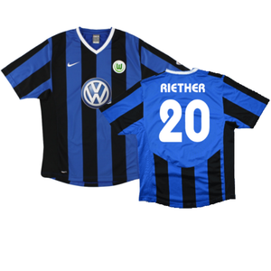 Wolfsburg 2007-08 Away Shirt (XL) (Excellent) (Riether 20)_0