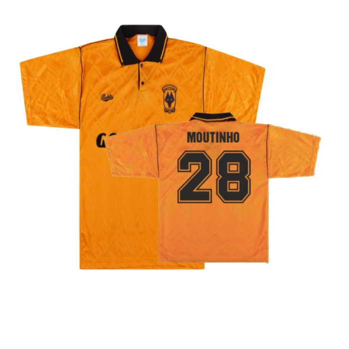 Wolves 1990-92 Home Shirt (L) (Very Good) (Moutinho 28)