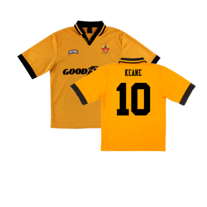 Wolves 1995-96 Home Shirt (L) (Excellent) (Keane 10)