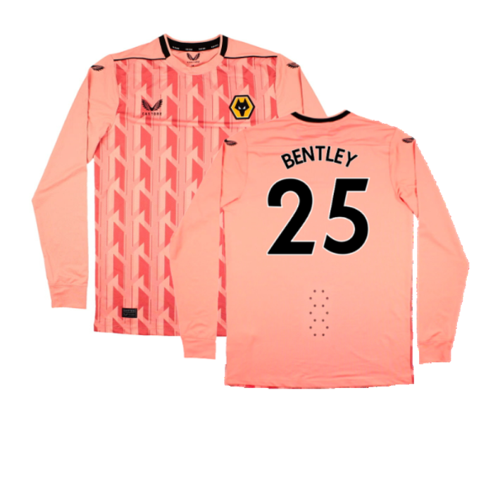 Wolves 2022-23 Long Sleeve Goalkeeper Third Shirt (Sponsorless) (XS) (Mint) (Bentley 25)