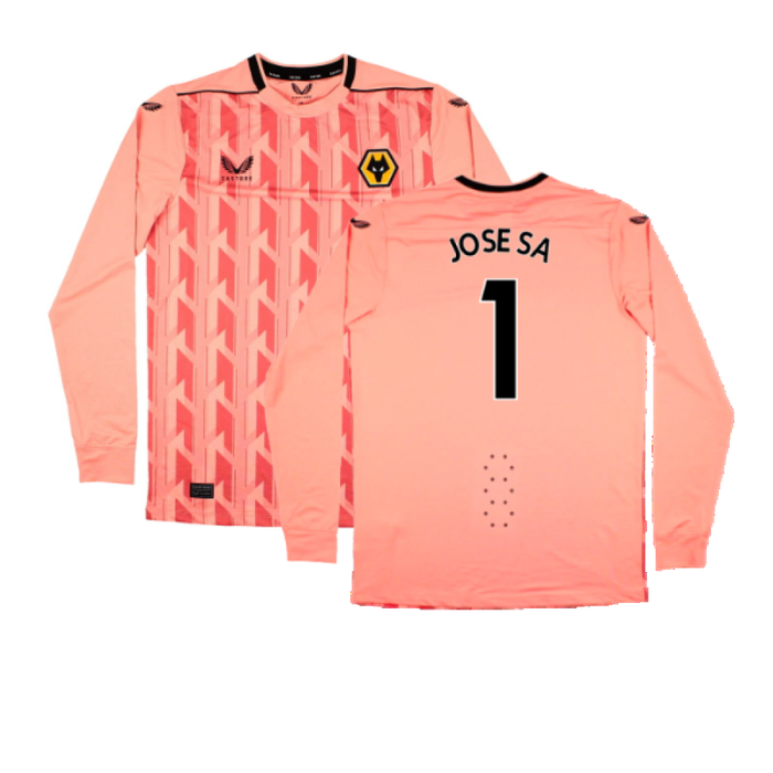 Wolves 2022-23 Long Sleeve Goalkeeper Third Shirt (Sponsorless) (XS) (Mint) (Jose Sa 1)