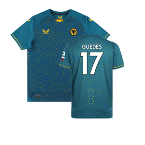 Wolves 2022-23 Pro Away Shirt (Sponsorless) (XXL) (Mint) (GUEDES 17)_0