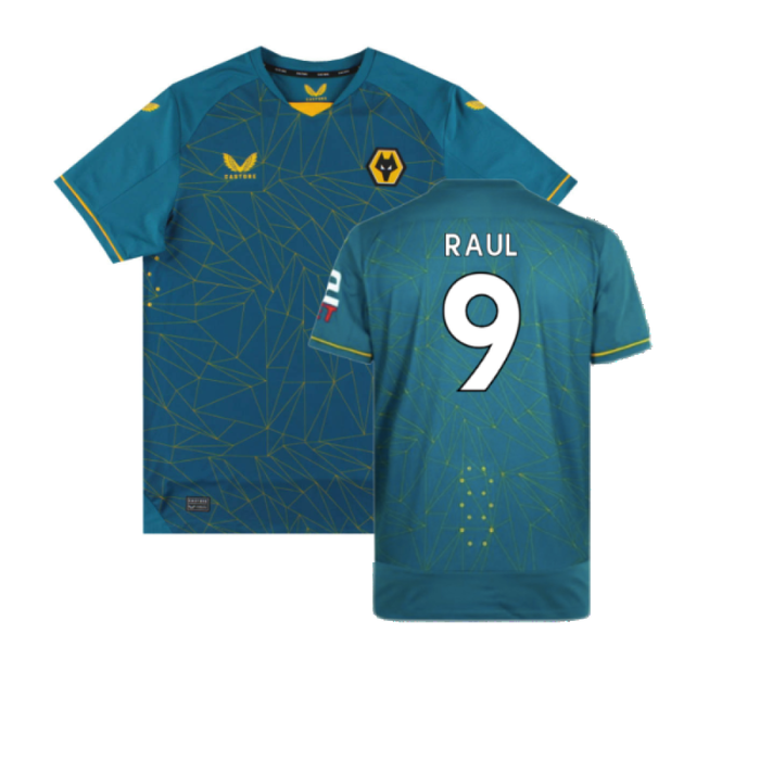 Wolves 2022-23 Pro Away Shirt (Sponsorless) (XXL) (Mint) (RAUL 9)