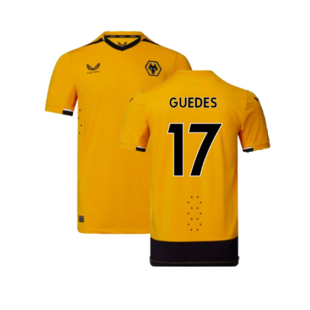 Wolves 2022-23 Pro Home Shirt (Sponsorless) (M) (Excellent) (GUEDES 17)_0
