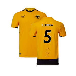 Wolves 2022-23 Pro Home Shirt (Sponsorless) (S) (Mint) (Lemina 5)_0