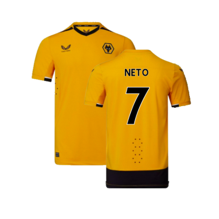 Wolves 2022-23 Pro Home Shirt (Sponsorless) (XXL) (Fair) (NETO 7)