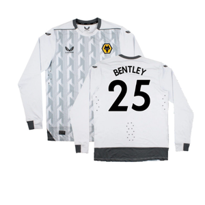 Wolves 2022-23 Pro Long Sleeve Third Shirt (Sponsorless) (S) (Mint) (Bentley 25)_0