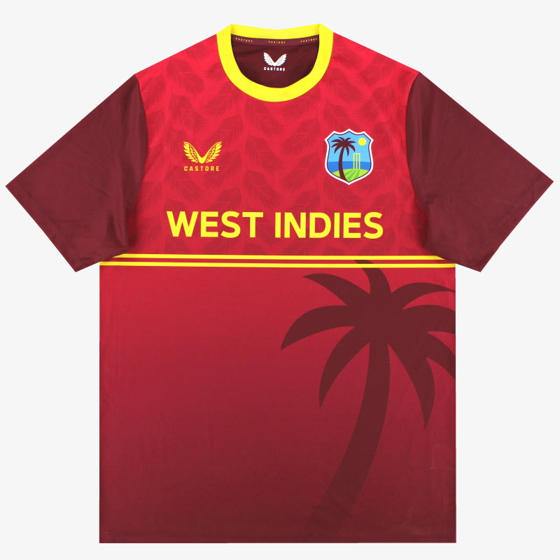 West Indies Castore ODI World Cup T-Shirt *Neuwertig* S
