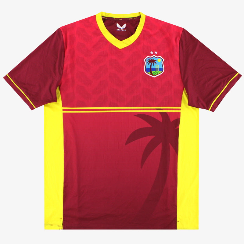 West Indies Castore ODI World Cup T-Shirt *Neuwertig* S