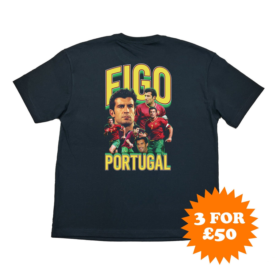 World Cup Figo Portugal Bootleg T-Shirt