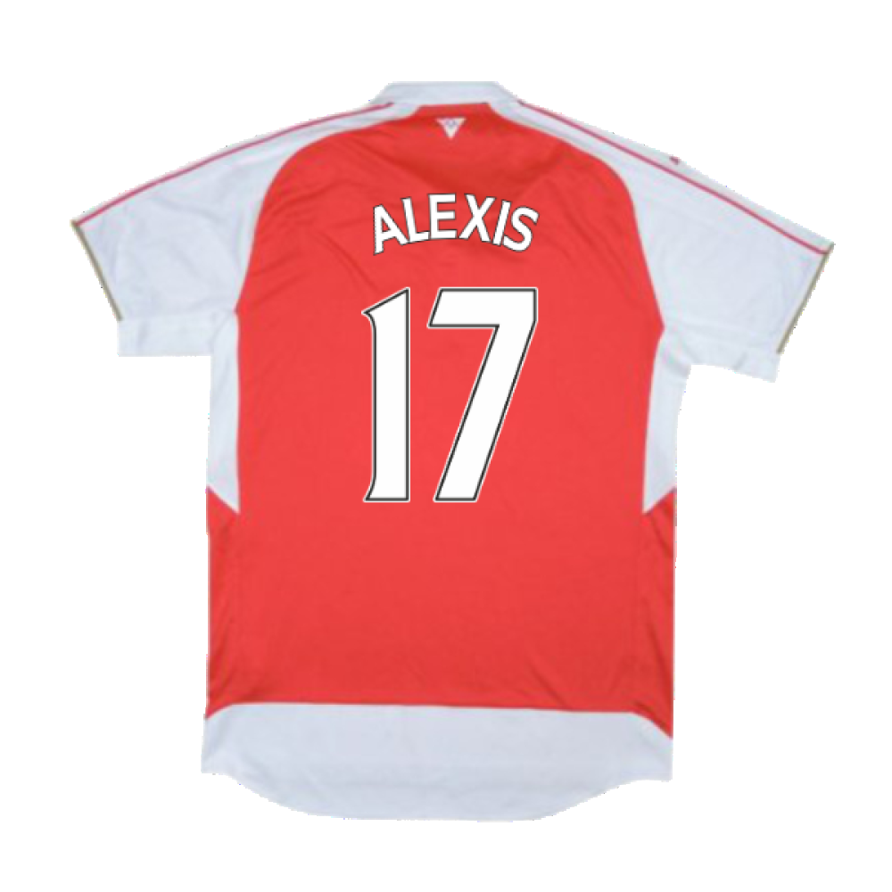 Arsenal 2015-16 Home Shirt (L) (Alexis 17) (Excellent)_1