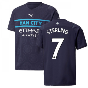 2021-2022 Man City 3rd Shirt (Kids) (STERLING 7)_0