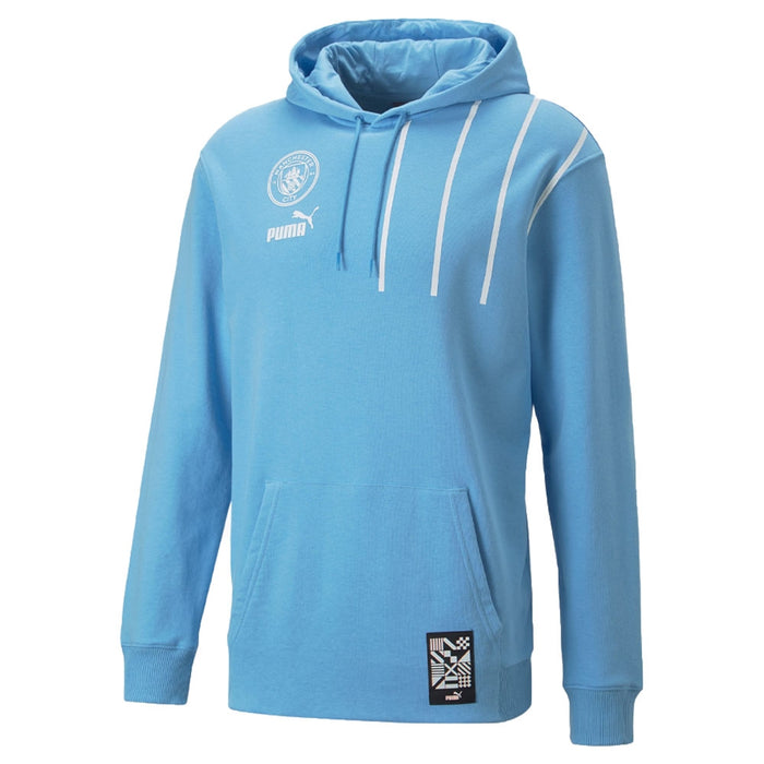 2022-2023 Man City FtblCulture Hoody (Blue)