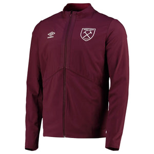 2022-2023 West Ham Presentation Jacket (Grape Wine) - Kids_0