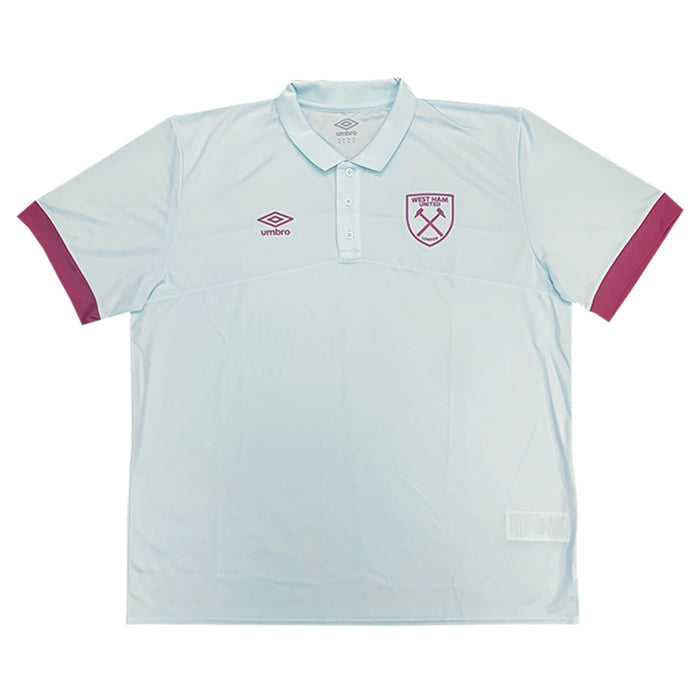 2022-2023 West Ham Poly Polo (U) - Blue Glow