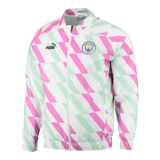 2022-2023 Man City Pre-Match Jacket (White)_0