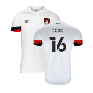 Bournemouth 2021-22 Away Shirt (Sponsorless) (L) (Cook 16) (Mint)_0