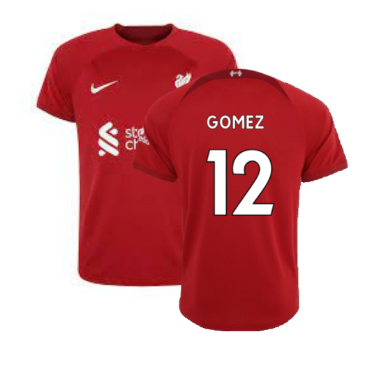 Liverpool 2022-23 Home Shirt (M) (GOMEZ 12) (BNWT)_0